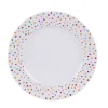 vente en ligne Table Passion Lot De 6 Assiettes Plate 27 Cm En Porcelaine Blanc 16