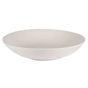 Table Passion Lot De 6 Grande Assiettes Creuse 25 Cm En Grès Blanc luxe soldes 6