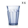 à prix imbattables Duralex Lot De 6-Verre à Cocktail 36cl En Verre Trempé Résistant Teinté Marine 7