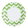 Lot De 8 Assiettes Chevron Kiwi 22,8 Cm Couleurs variées 5