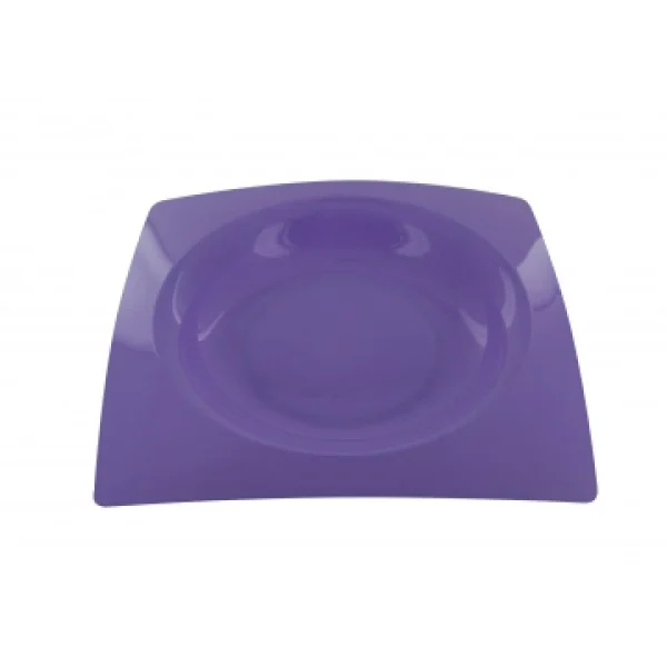 mode Lot De 8 Assiettes Jetables Design En Plastique Lilas 20 Cm 1