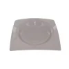 Neuve avec étiquette Lot De 8 Assiettes Jetables Design En Plastique Taupe 20 Cm 7