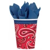 Lot De 8 Gobelets Jetables Bandana & Blue Jeans En Carton prix de gros 7