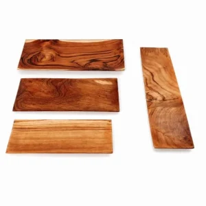 Bazar Bizar Petite Assiette à Sushi Rectangulaire En Bois De Teck magasin en ligne 9