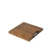 LANADECO Planche à Découper Carrée Bois De Manguier Marron 30x30cm qualité supérieure 11