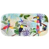 Nouvelle tendance Les Jardins De La Comtesse Plat à Cake Rectangulaire En Mélamine 37,5 Cm Imprimé De Toucans 16