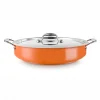 Pujadas Plat à Paella Avec Couvercle Ø 32cm Orange Dernières Nouveautés 19