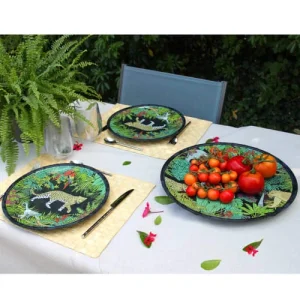 magasin solde Les Jardins De La Comtesse Plat De Service Rond En Mélamine Avec Des Motifs Jungle 35,5 Cm 6