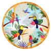 france Les Jardins De La Comtesse Plat De Service Rond En Mélamine Imprimé De Toucans 10