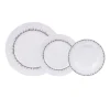 se précipiter pour acheter Table Passion Service D’assiettes 12 Pièces En Porcelaine Blanc 13