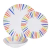 garantie de qualité Table Passion Service D’assiettes 18 Pièces En Grès Multicolore 10